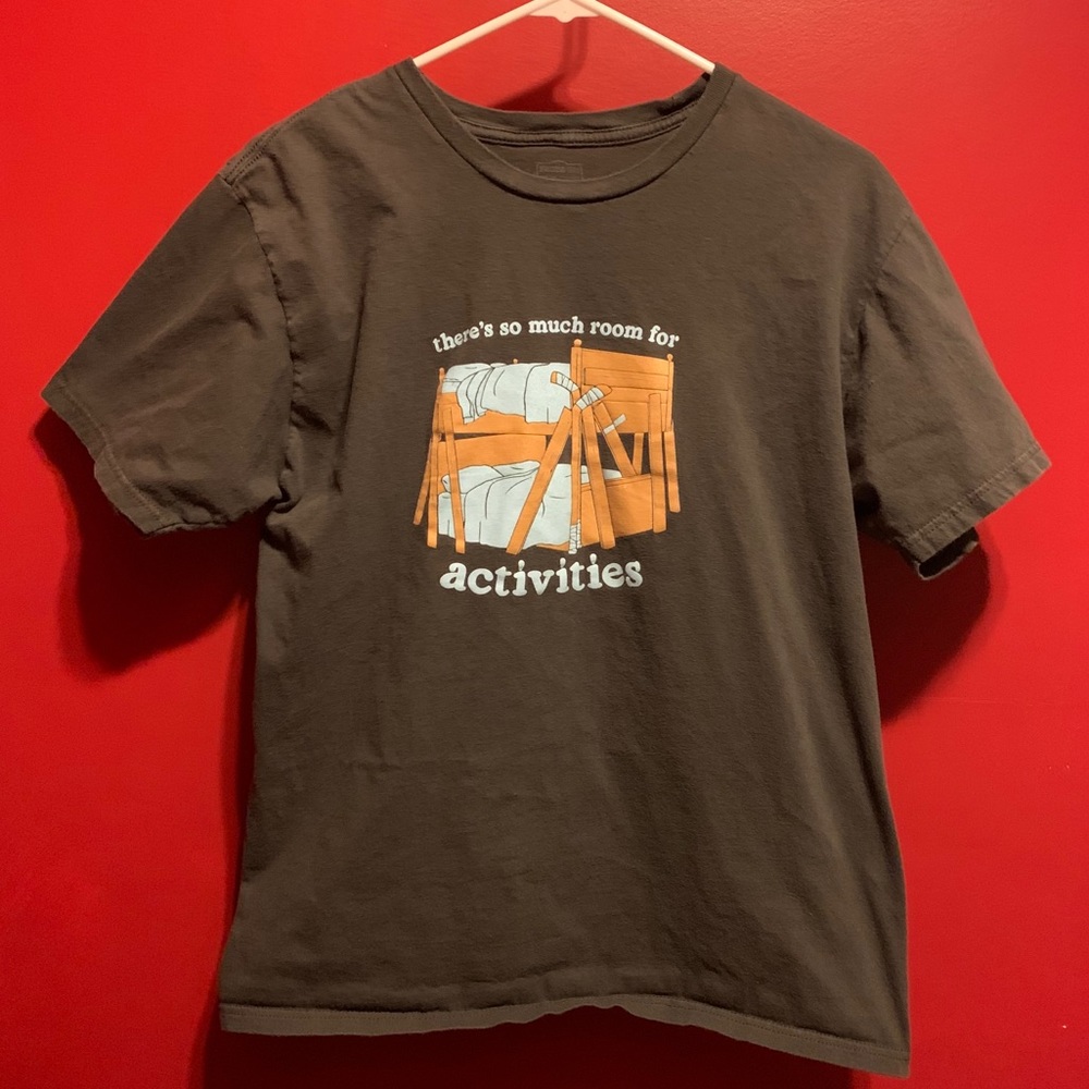 Men’s M/L brown tee Step Brothers quote